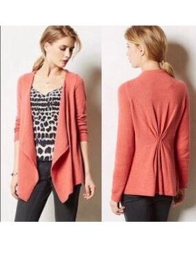 Anthropologie MOTH Open Front Cardigan Crillon Cardi Medium